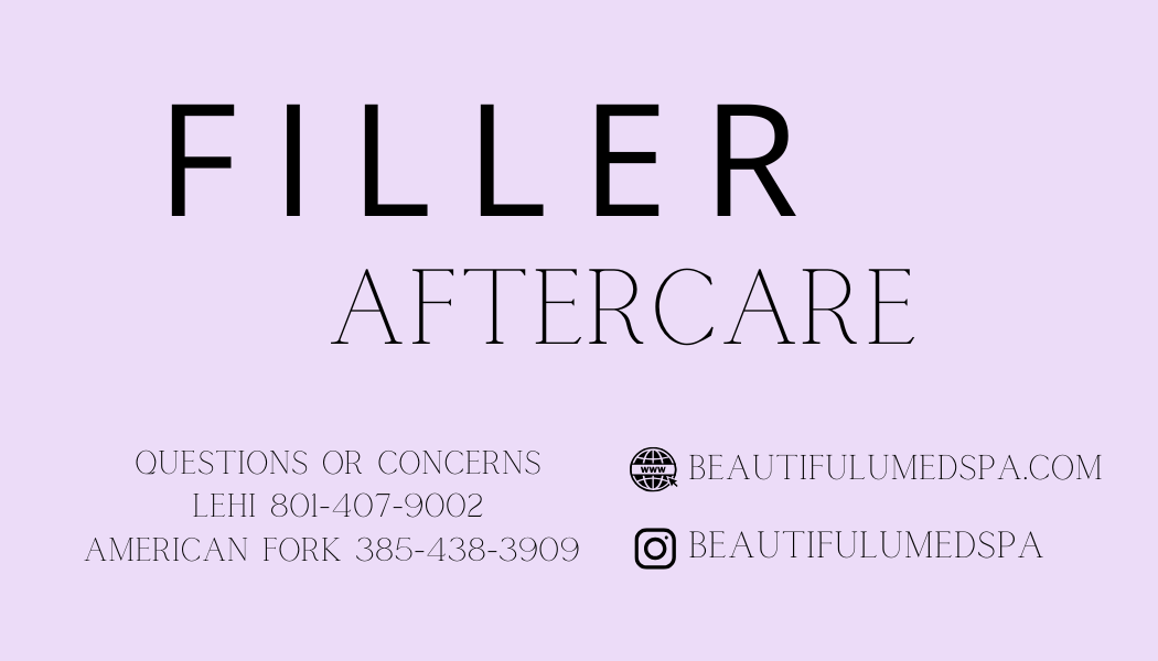 Filler aftercare