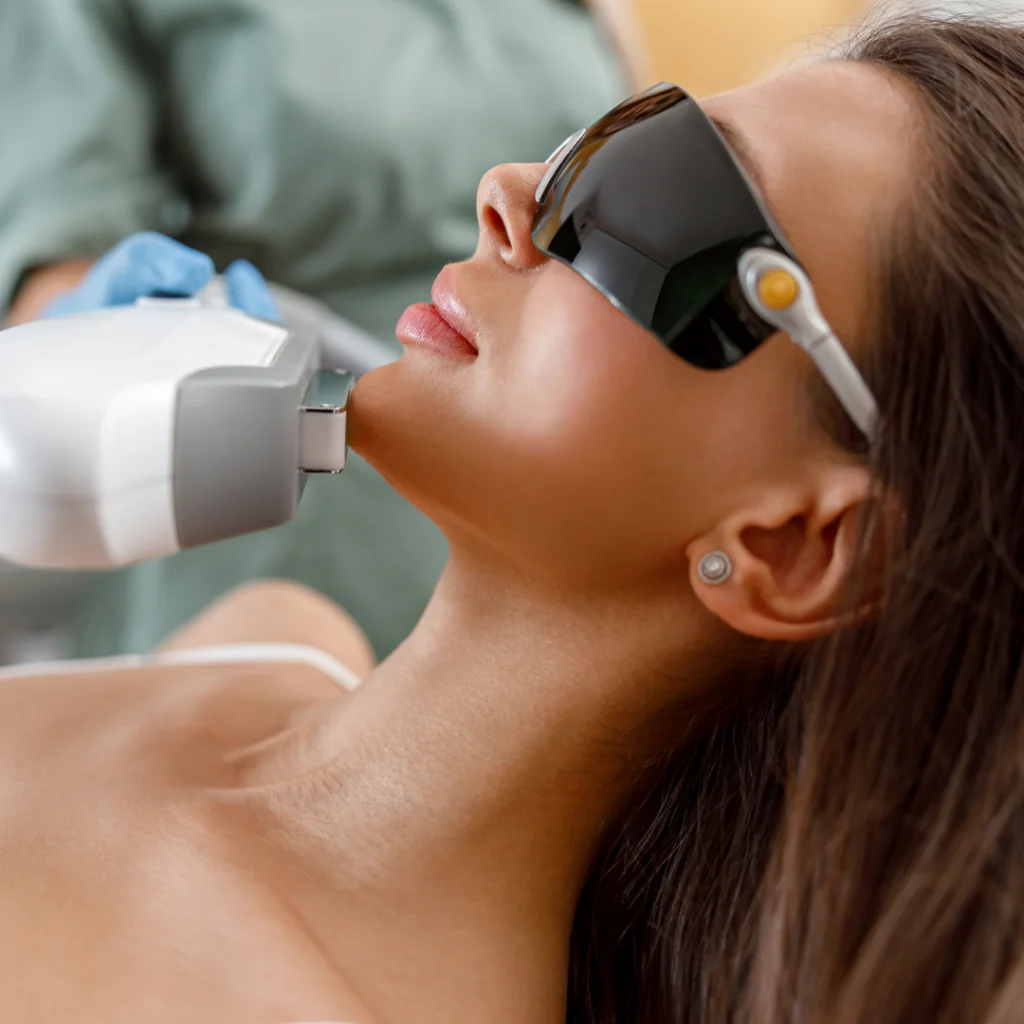 Women getting Lumecca IPL facial at Beautiful U Med Spa